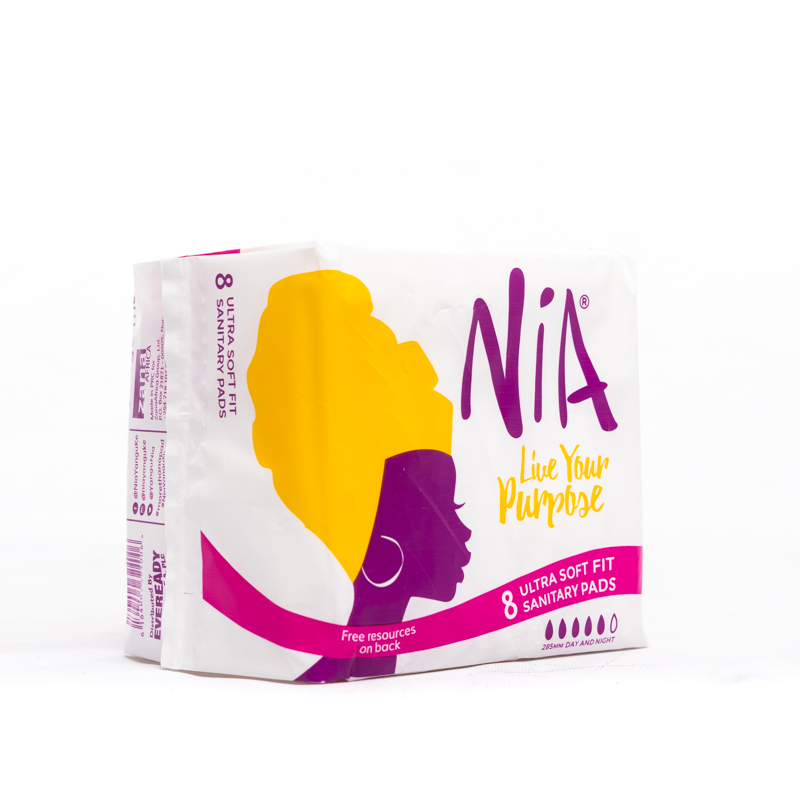 Nia Ultra Soft Sanitary Pads 8pk