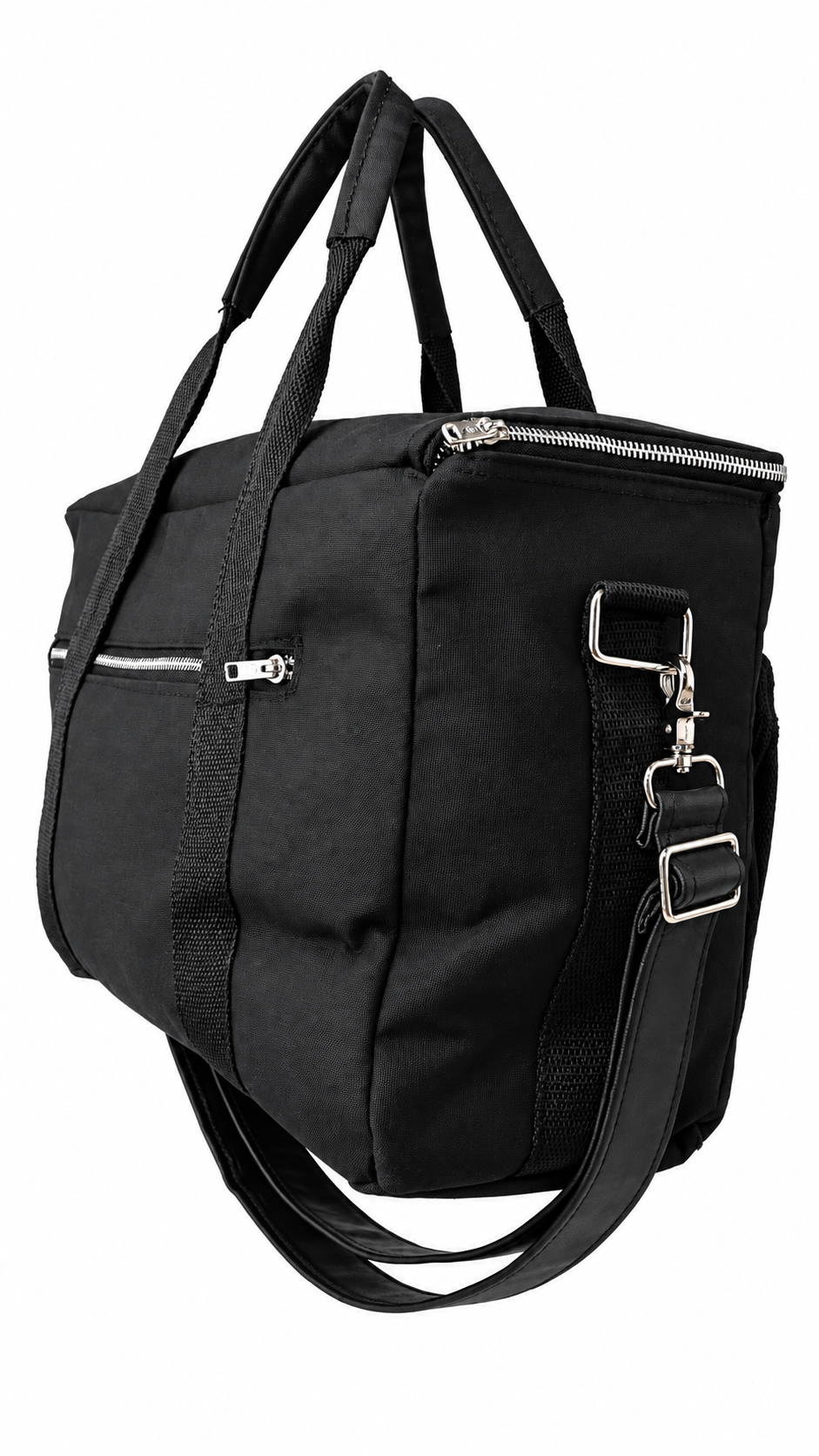 Everyday Black Carry Bag with Shoulder Strap