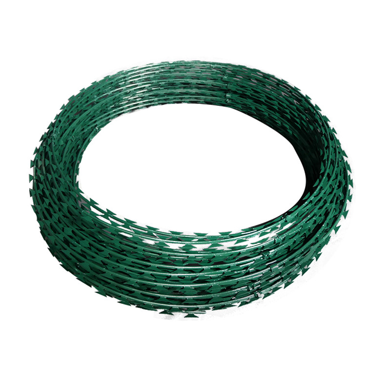 Green razor wire BTO 22 7Mtrs