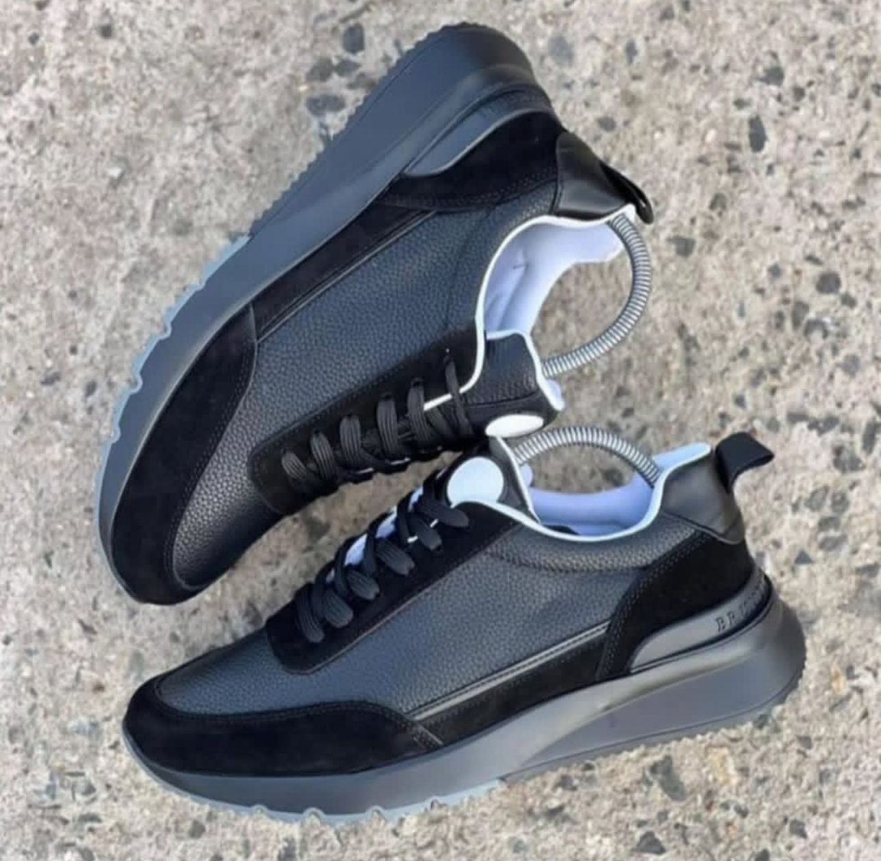 Brunello Cucienlli Black Causal Sneakers