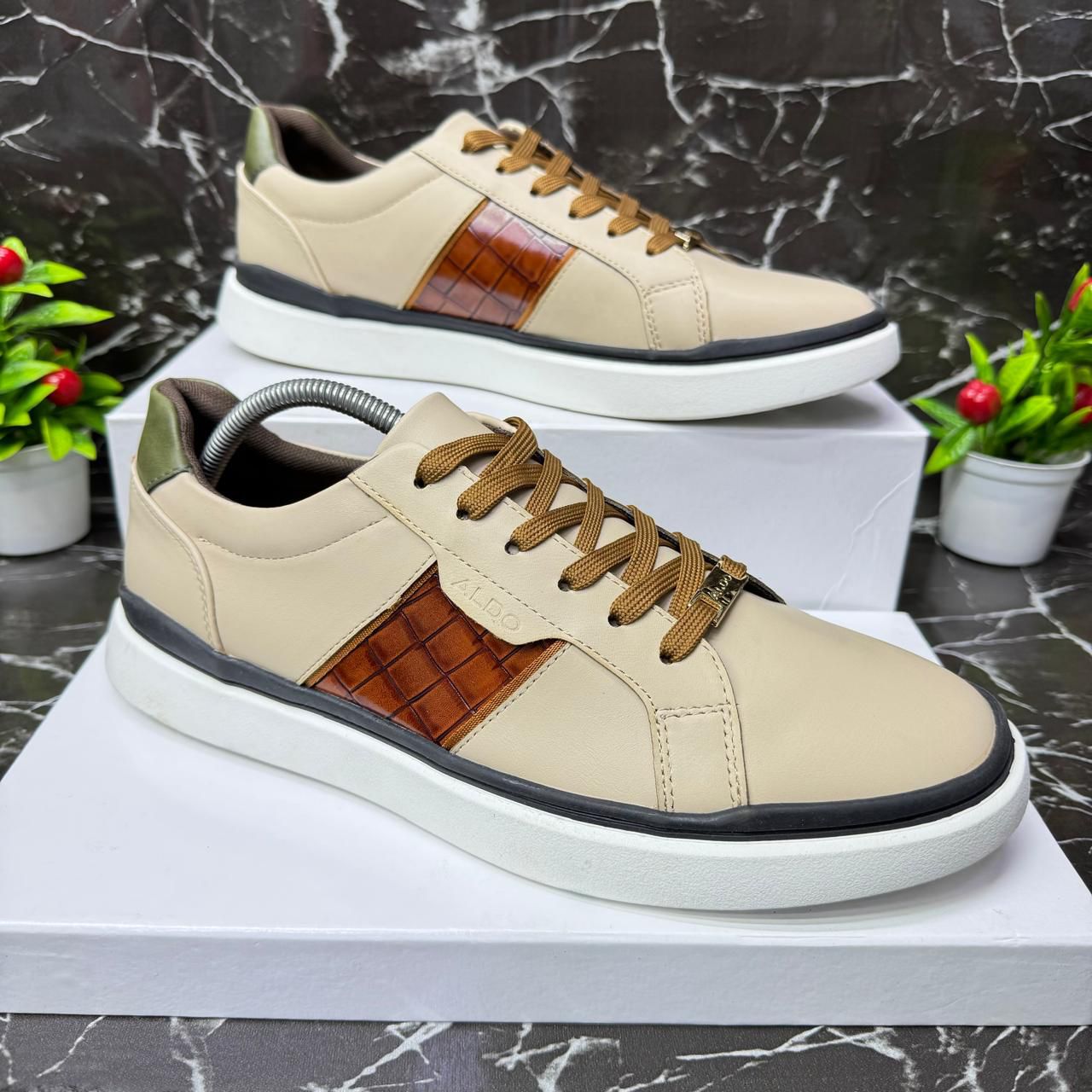 Aldo Leather Casual Shoes.
