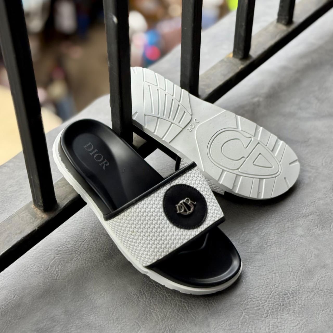 Dior Slides Men Slides White