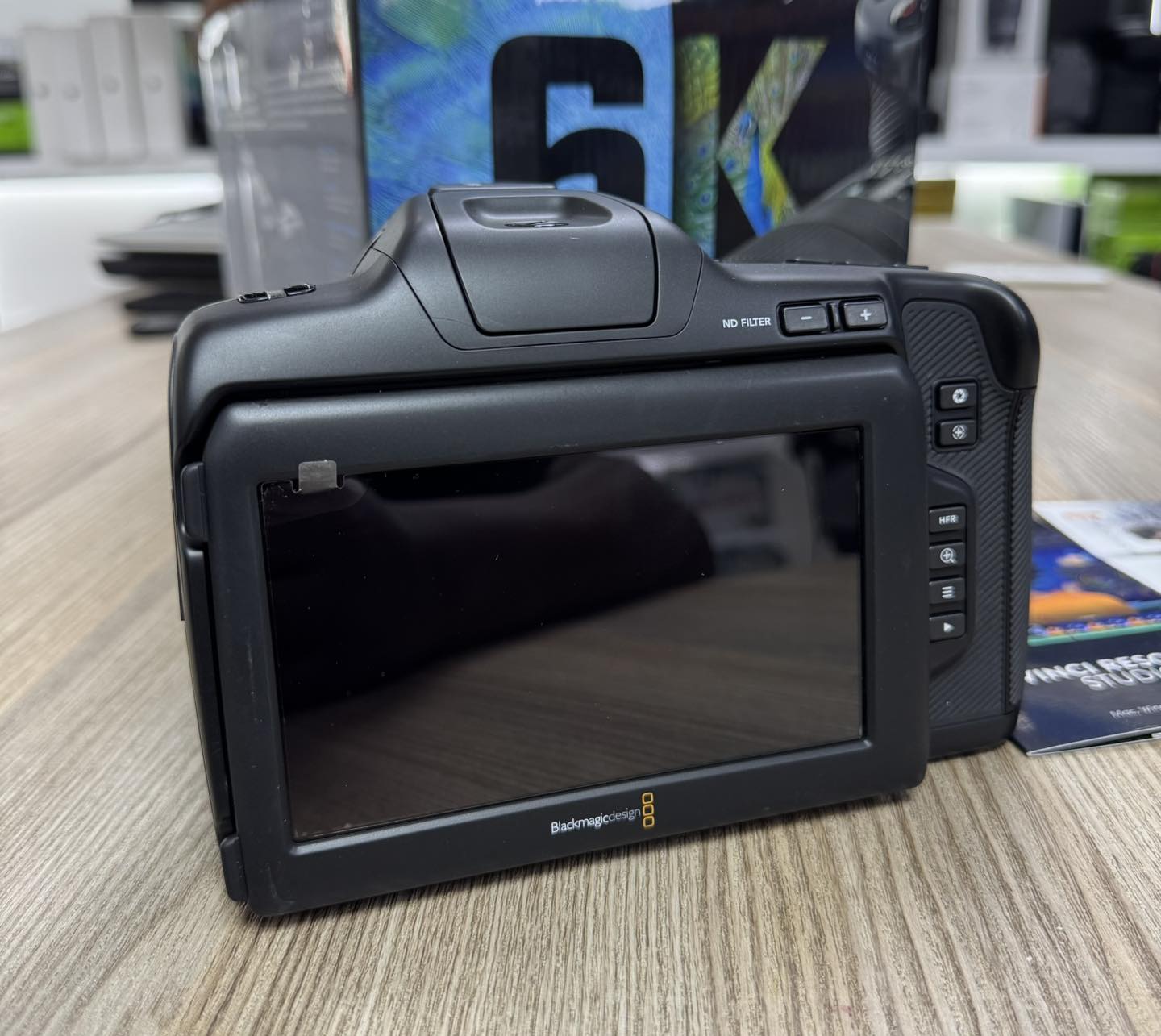 Blackmagic Pocket Cinema Camera 6K Pro – Body Only, 6K HDR Video, EF Mount