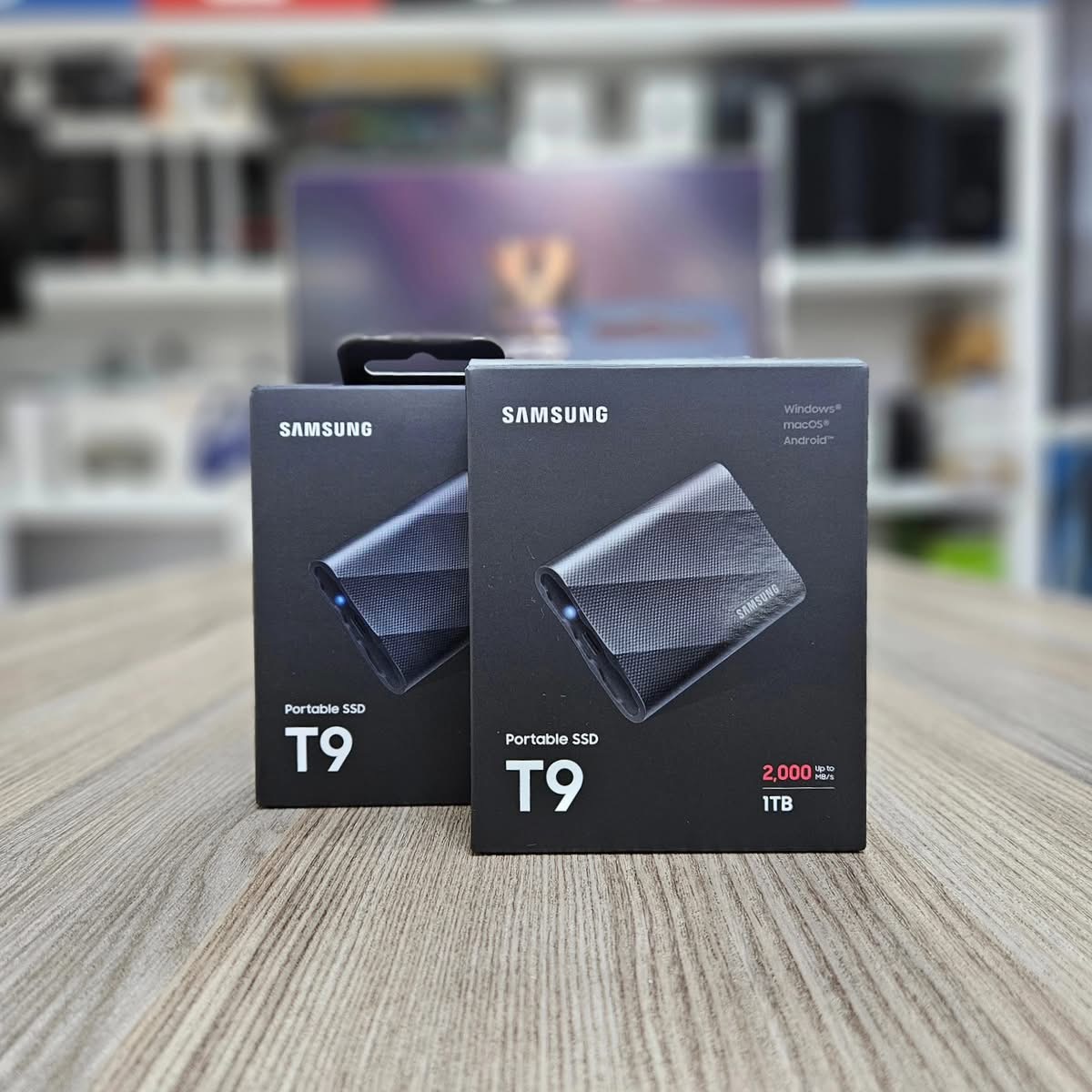 Samsung T9 1TB Portable SSD | USB-C 3.2 Gen 2x2 | 2000MB/s | Encrypted External Storage