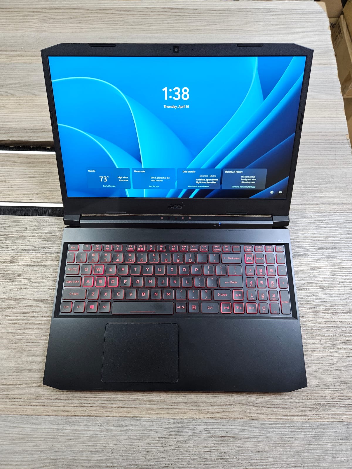 Acer Nitro 5 AN515-57 Gaming Laptop – Intel Core i5 11th Gen, 32GB RAM, 512GB NVMe SSD, NVIDIA RTX 3050 Ti 4GB