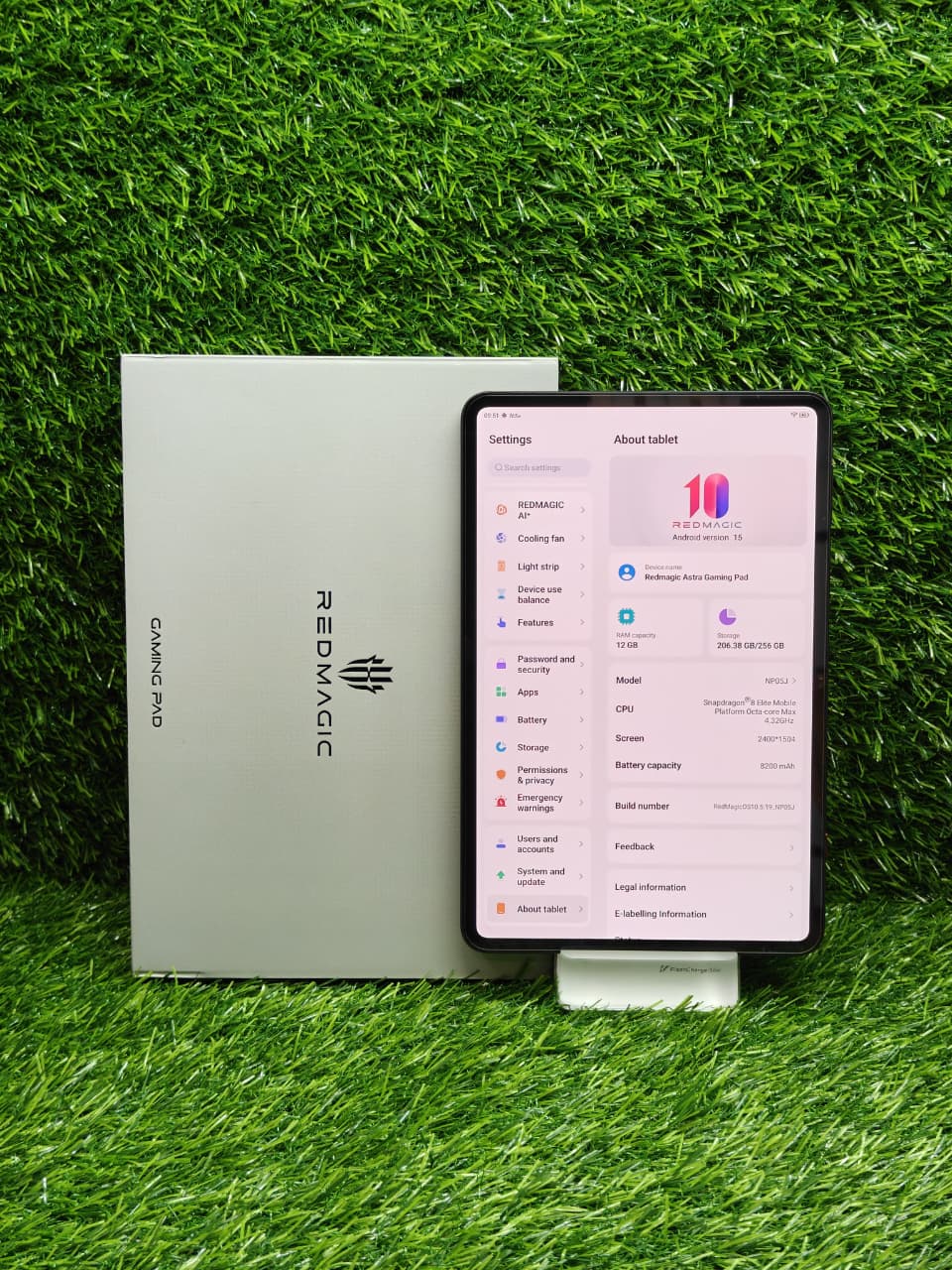 RedMagic Pad 3 Pro – 12GB/256GB Gaming Tablet with OLED & Fast Charging