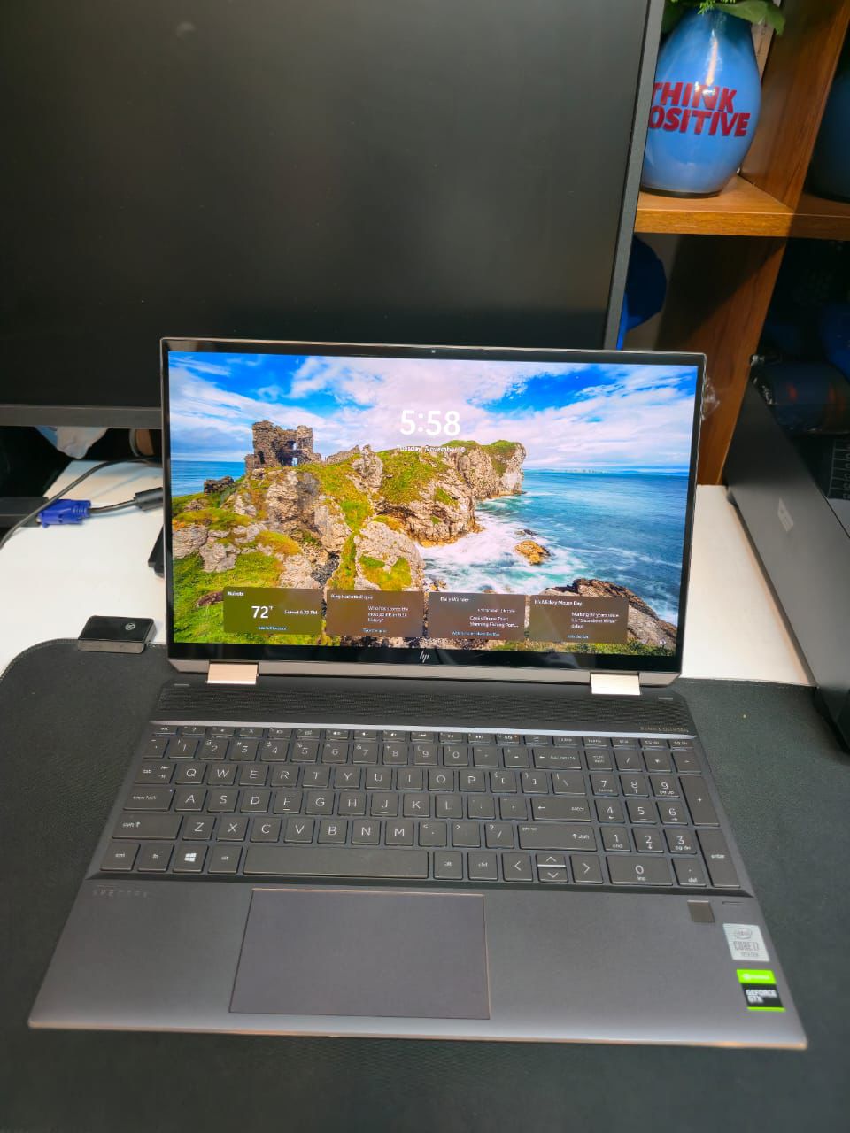 HP Spectre x360 15 Convertible Laptop – Intel i7, 16GB DDR4, 512GB SSD, 4K Touchscreen, GTX 1650Ti