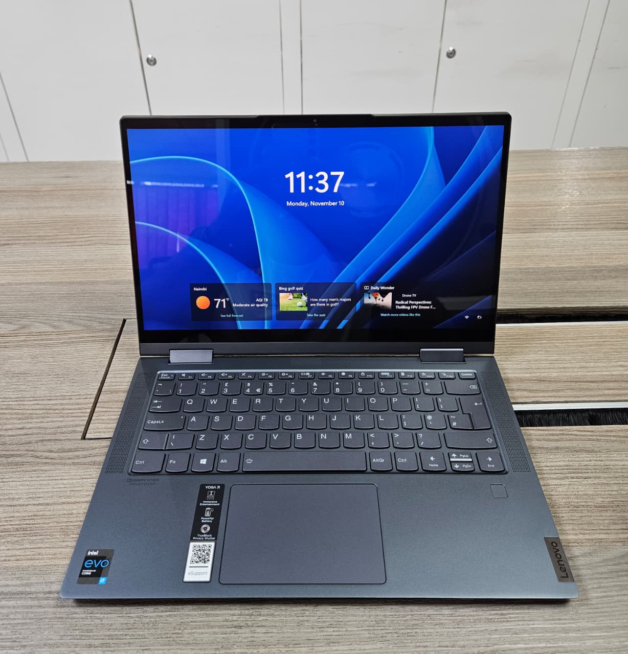 Lenovo Yoga 7i 14-Inch 2-in-1 Laptop | i7 11th Gen | 16GB/512GB | FHD Touch | Wi-Fi 6