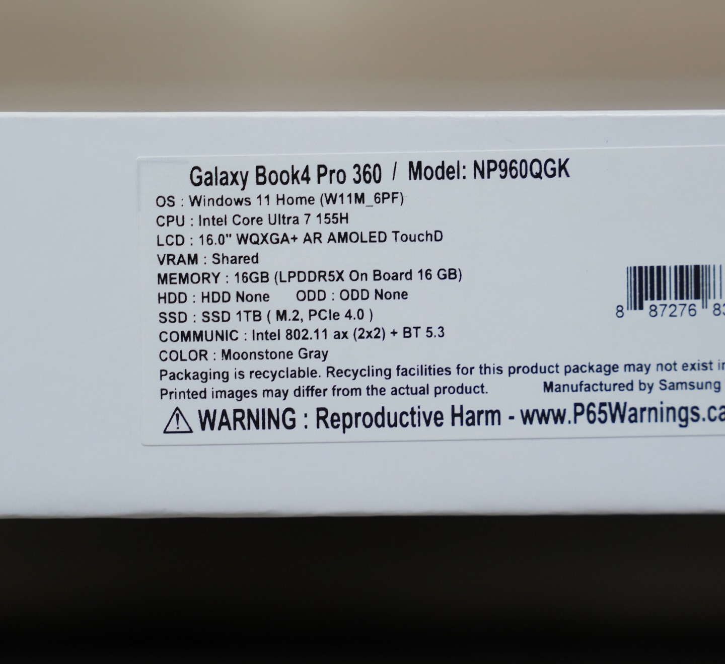 Samsung Galaxy Book4 Pro 360 – 16