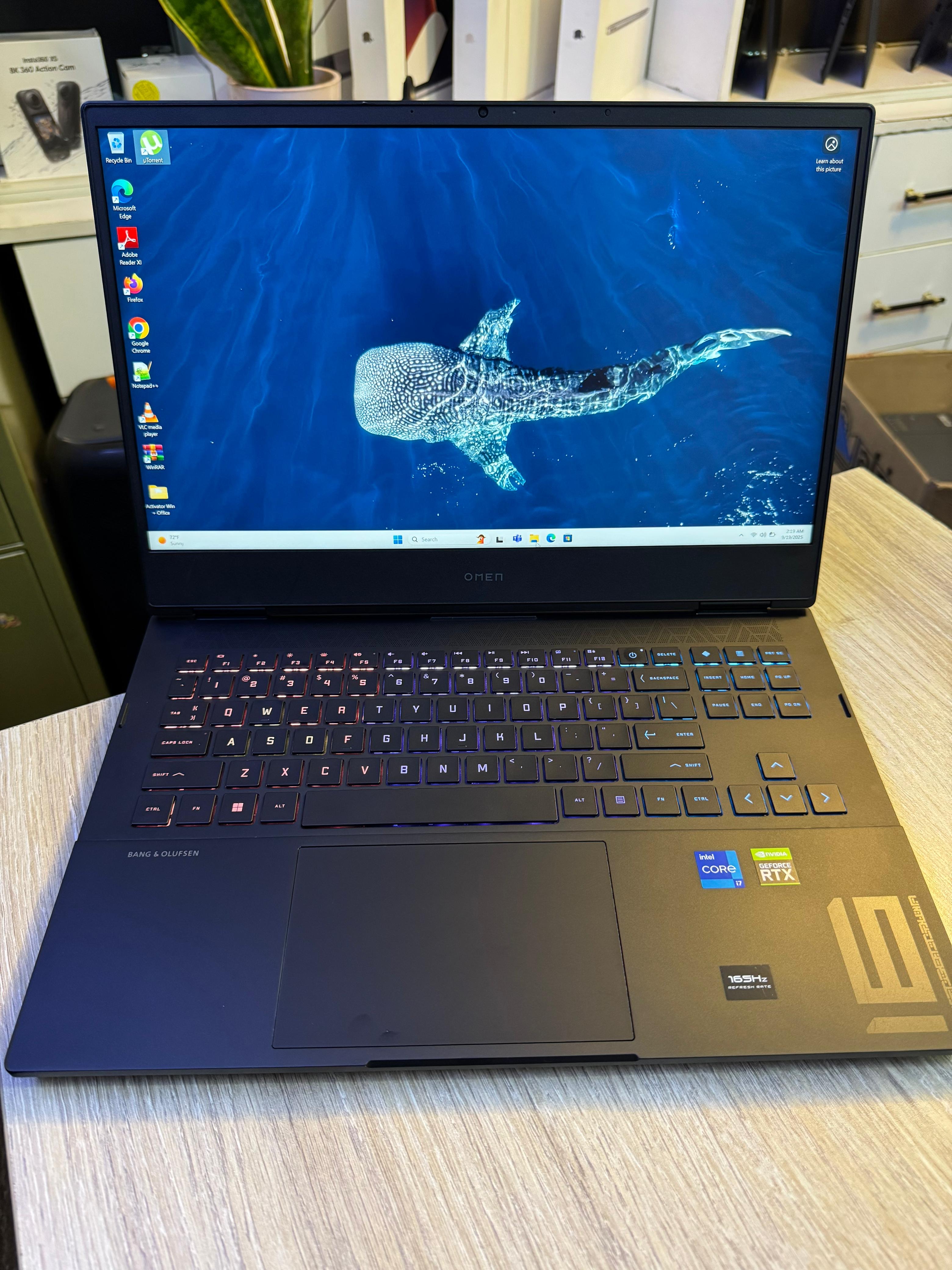 HP Omen 16 Gaming Laptop — Intel Core i7 12th Gen, RTX 3060 6GB, 32GB RAM, 1TB SSD, RGB Keyboard