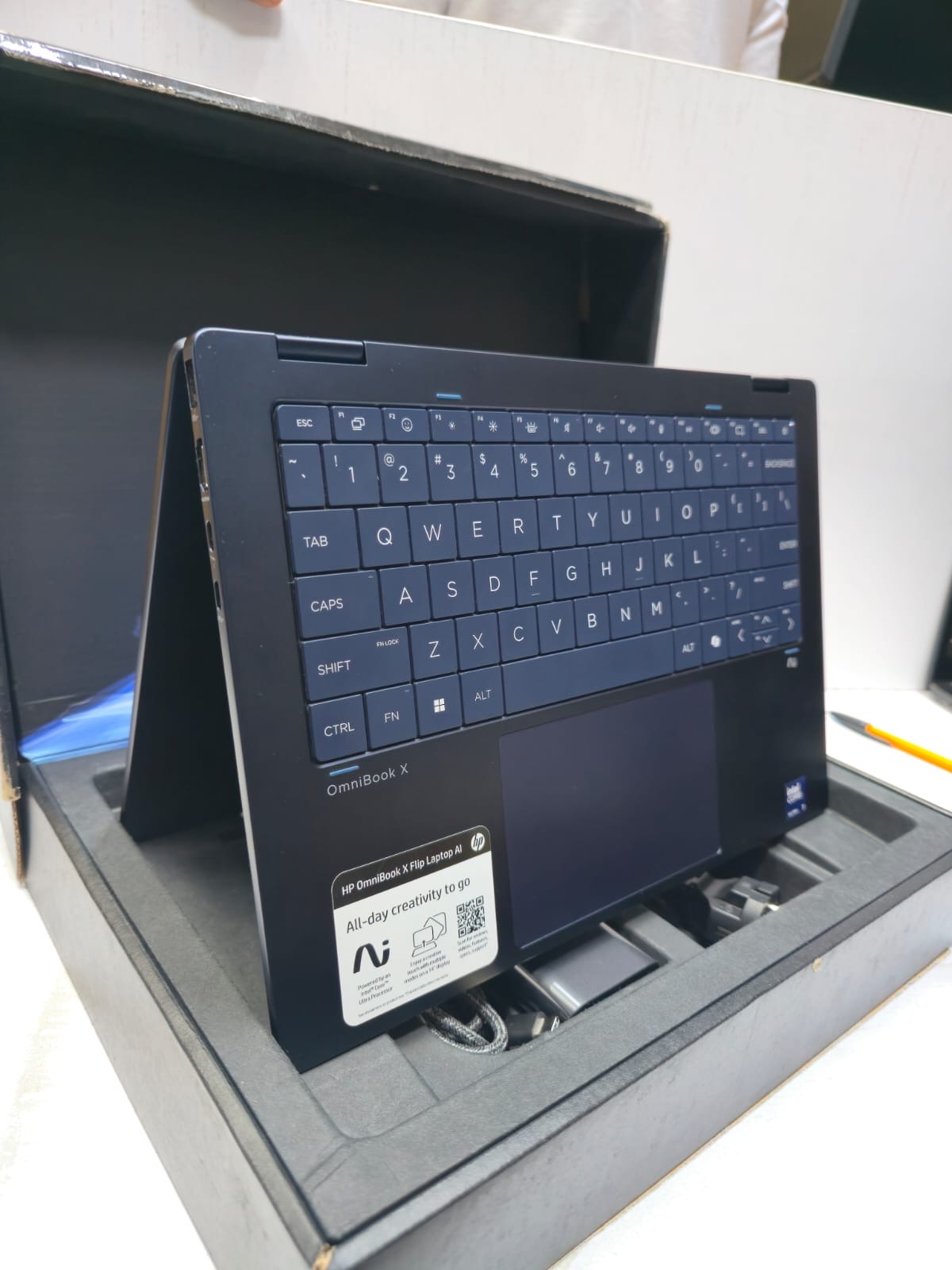 HP OmniBook X Flip 14 – Intel Core Ultra 7 256V, 16GB RAM, 1TB SSD, 14” 2K Display | Brand New Sealed 2-in-1 Convertible Laptop