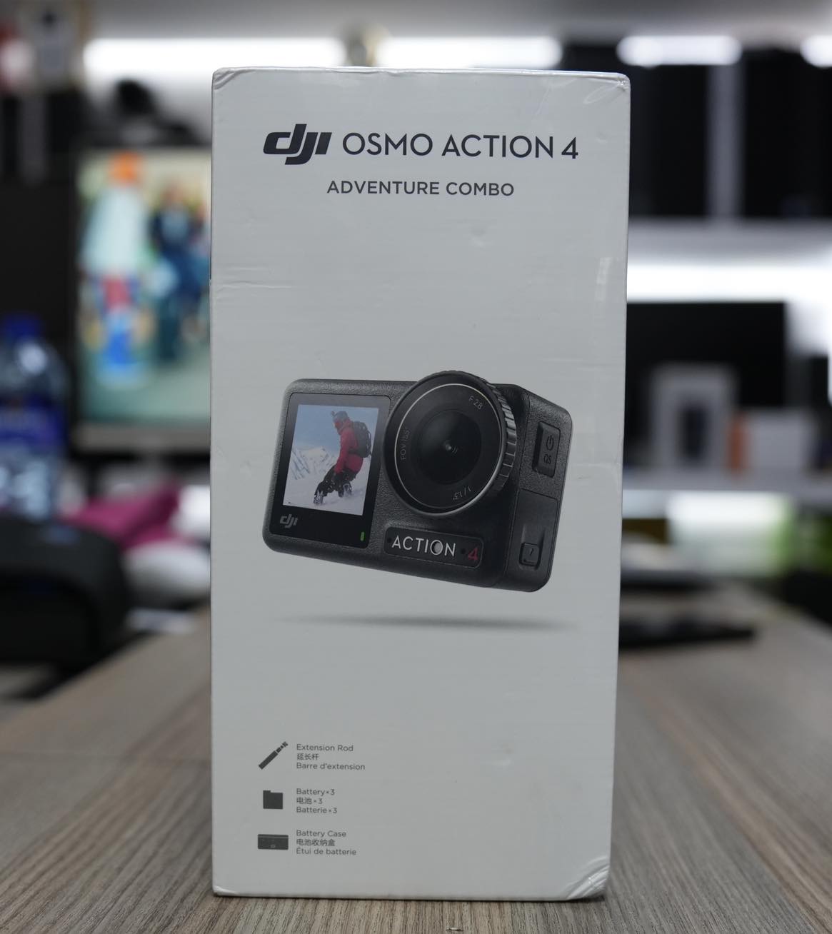 DJI Osmo Action 4 Adventure Combo – 4K120 Action Camera with Dual Touchscreens